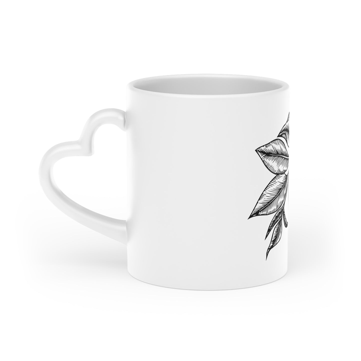 Phantom Pour Coffee Lovers Heart-Shaped Mug