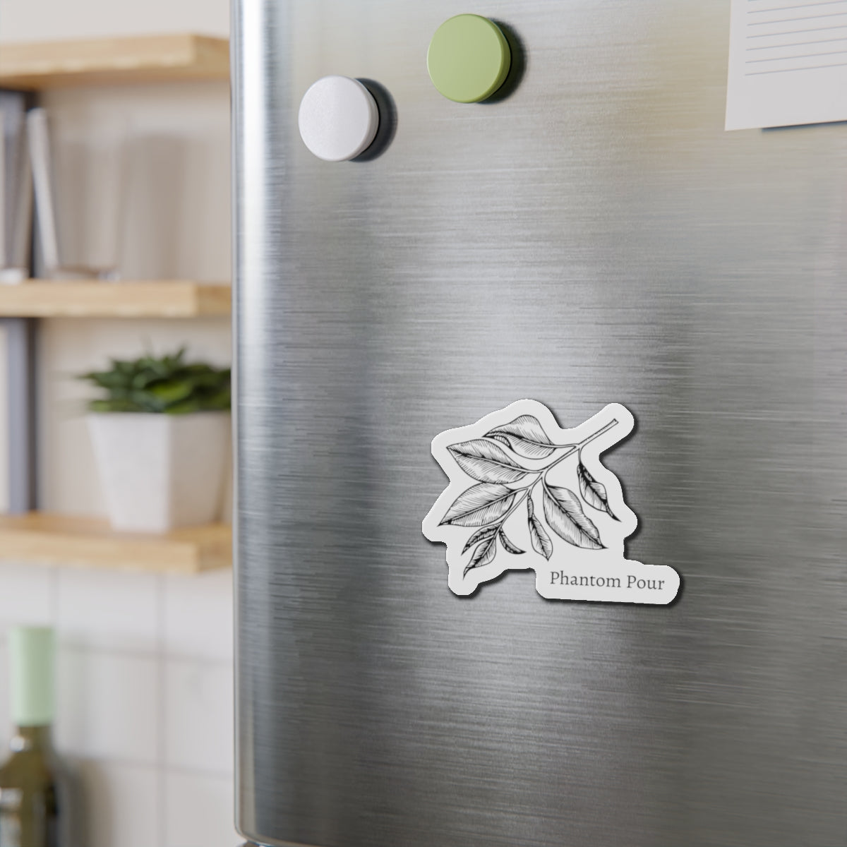 Phantom Pour Die-Cut Magnets