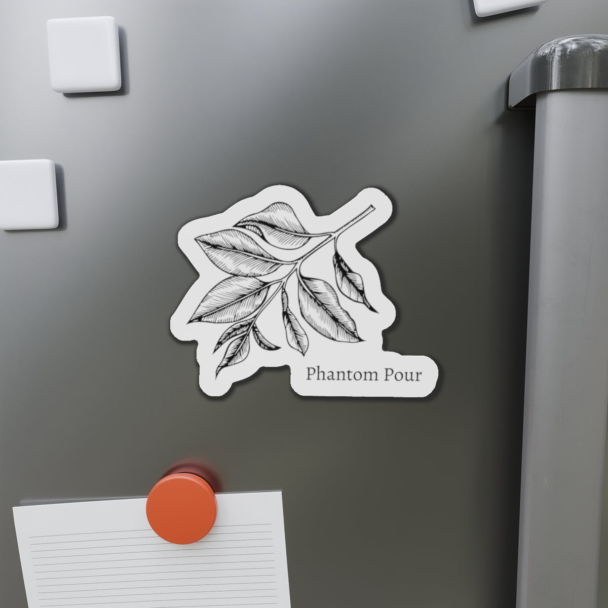 Phantom Pour Die-Cut Magnets