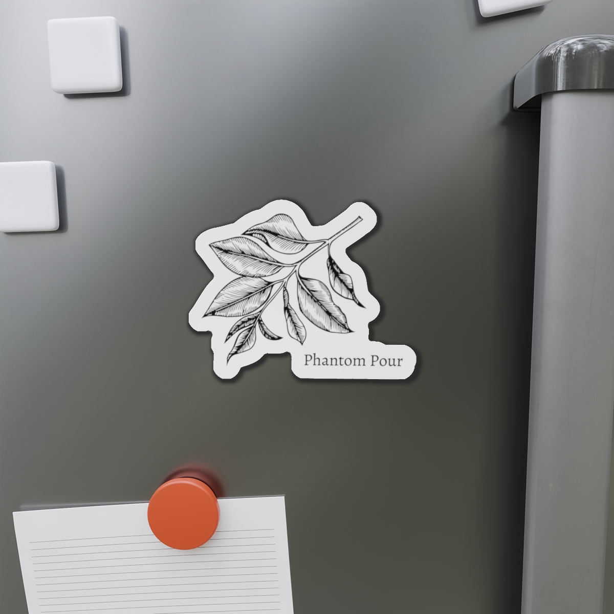 Phantom Pour Die-Cut Magnets