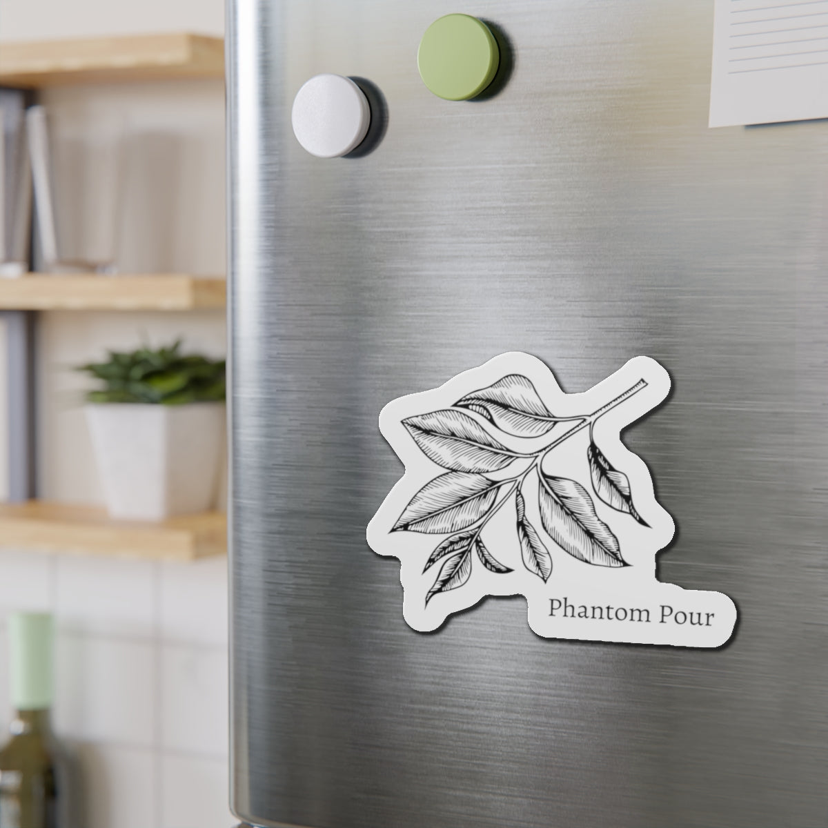 Phantom Pour Die-Cut Magnets