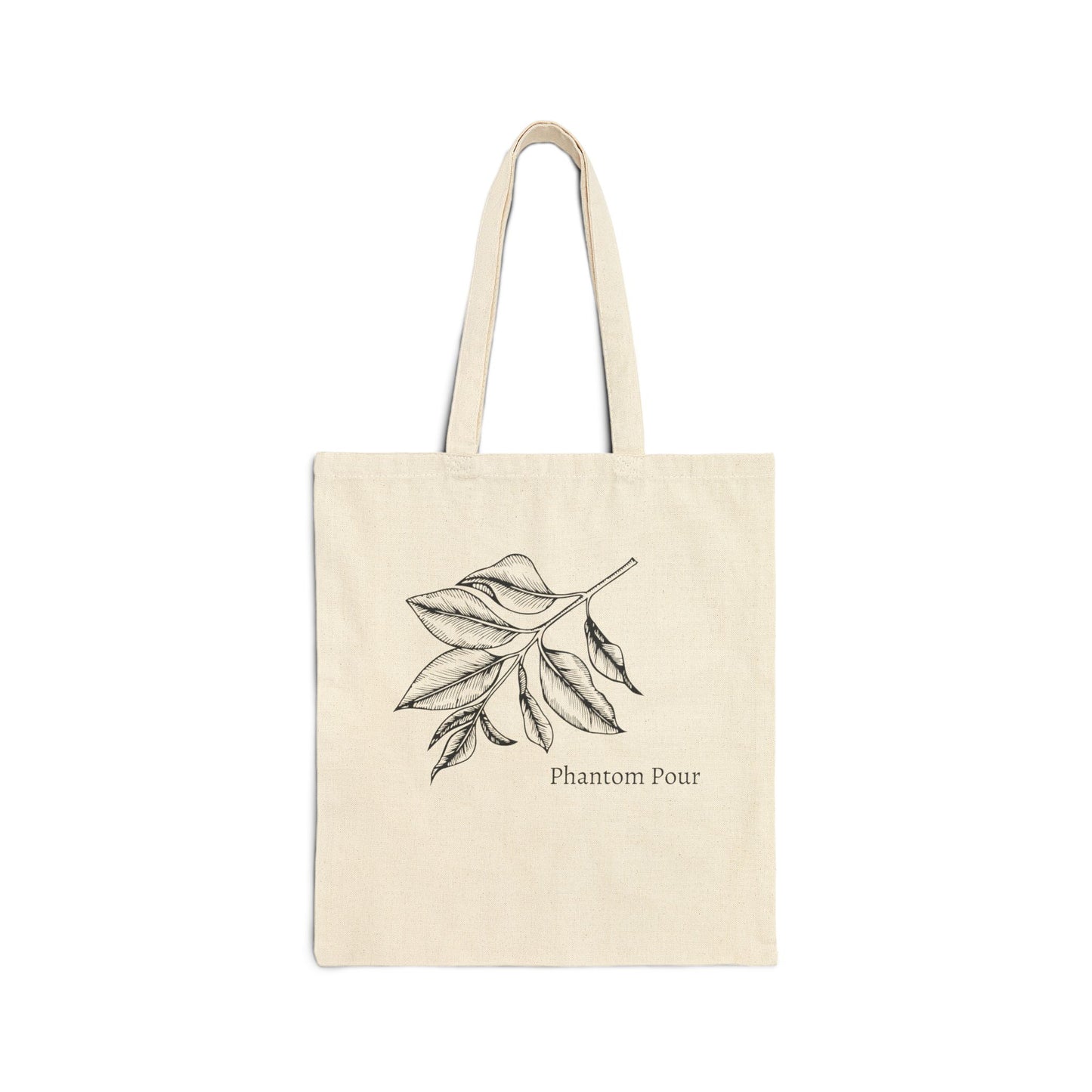 Phantom Pour Signature Cotton Canvas Tote Bag