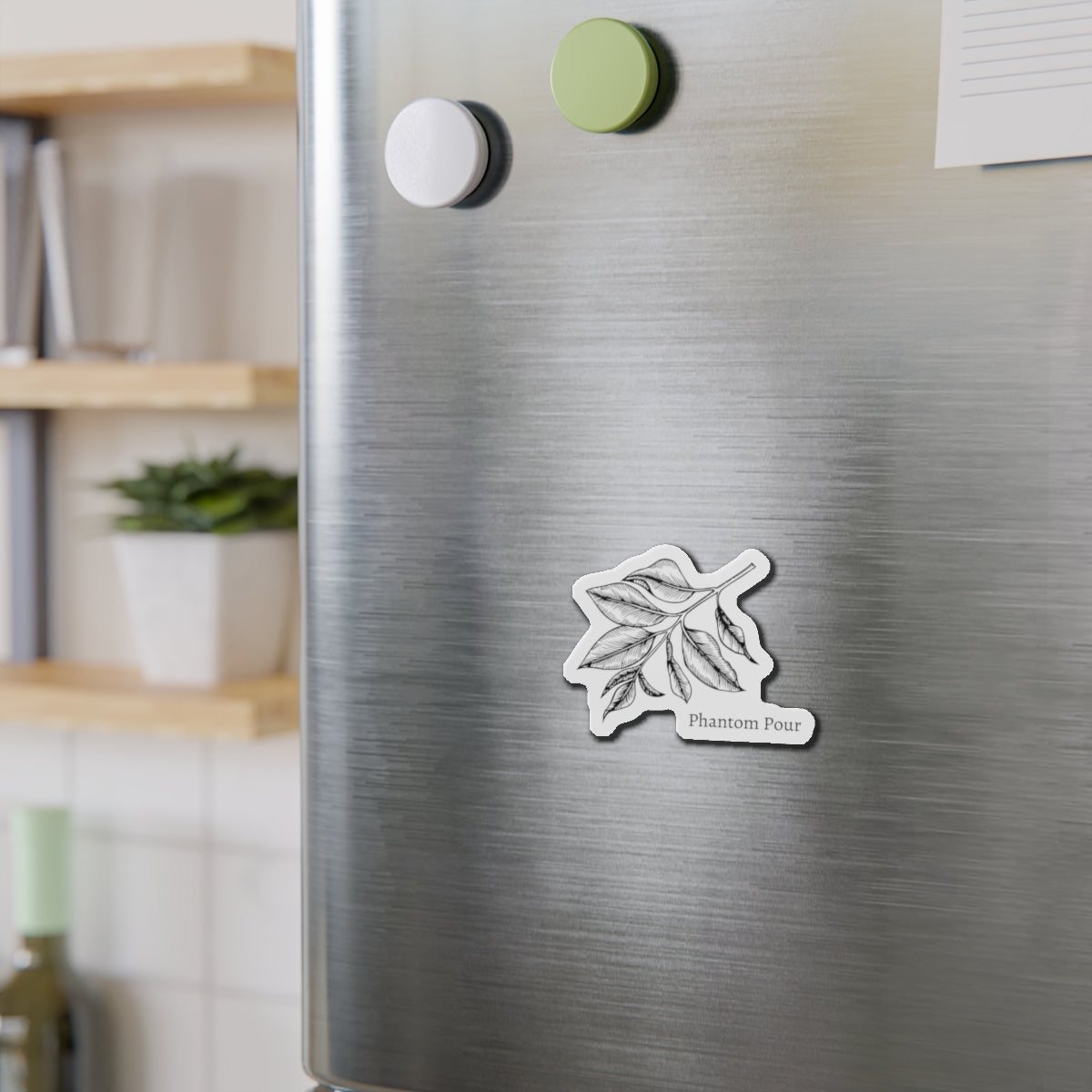 Phantom Pour Die-Cut Magnets
