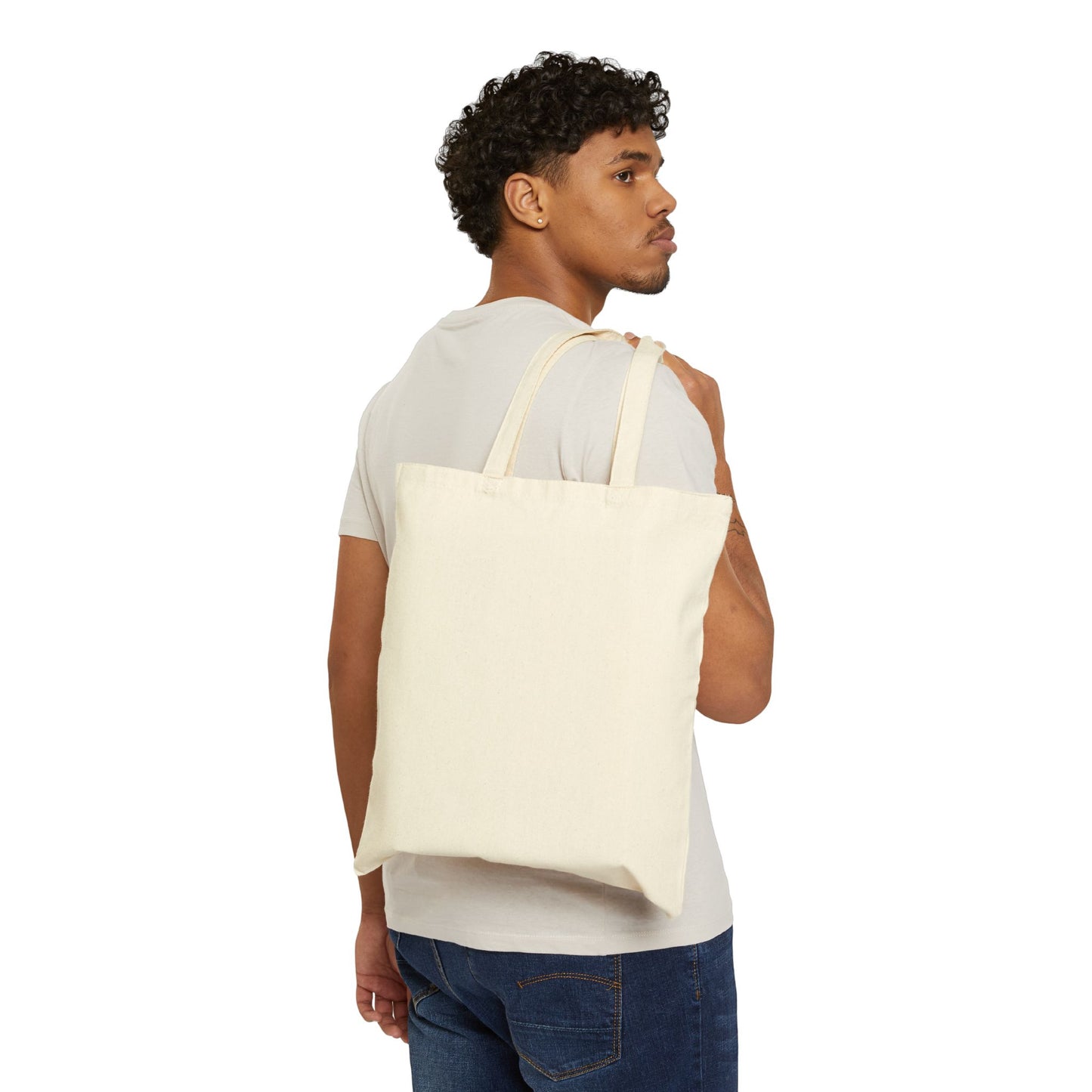 Phantom Pour Signature Cotton Canvas Tote Bag