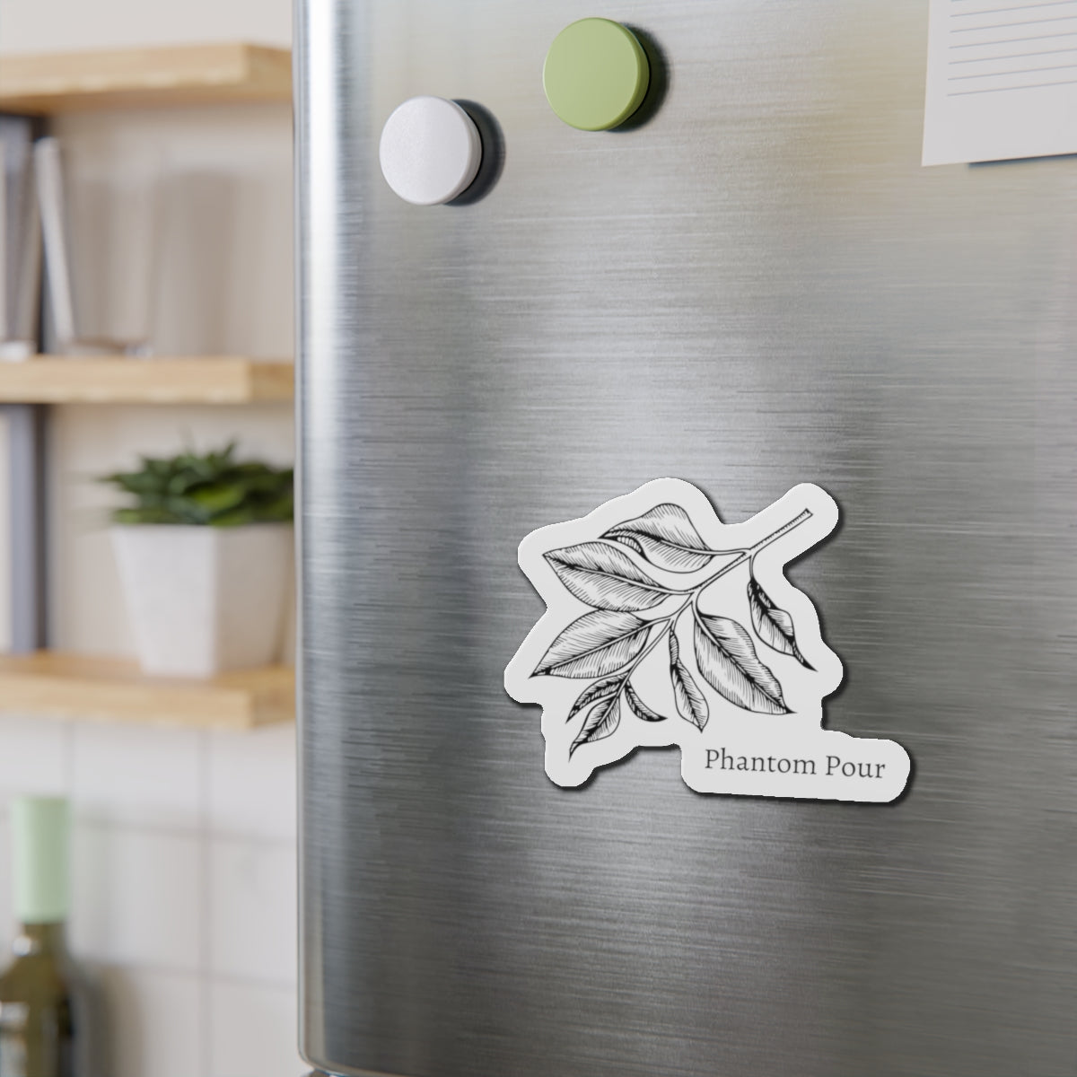 Phantom Pour Die-Cut Magnets