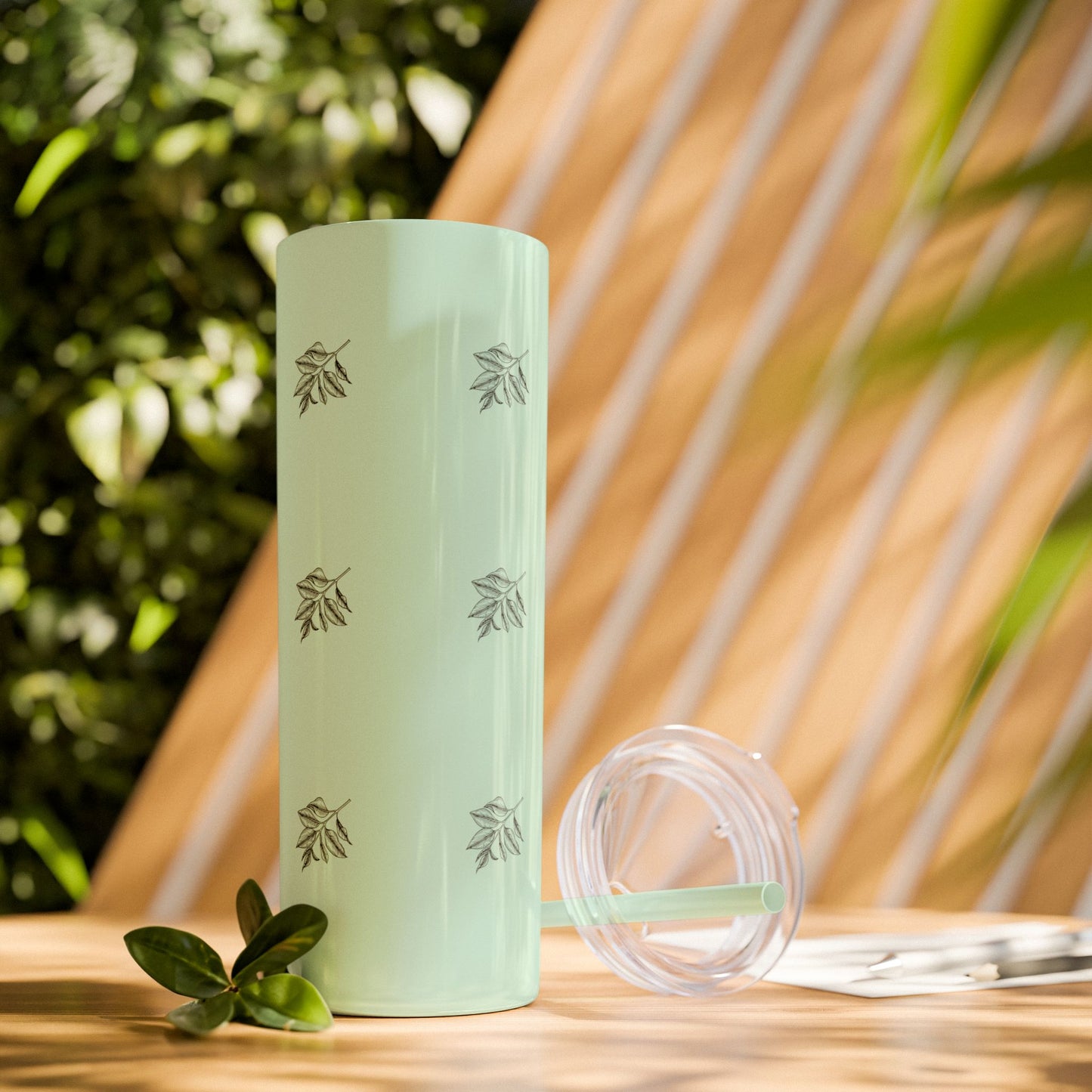 Phantom Pour Skinny Tumbler with Straw, 20oz