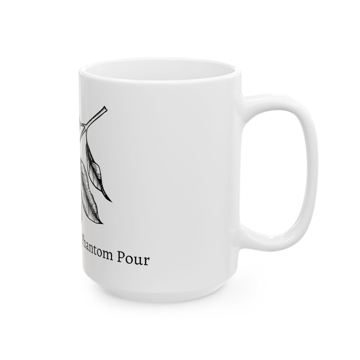 Phantom Pour Ceramic Mug, (11oz, 15oz)