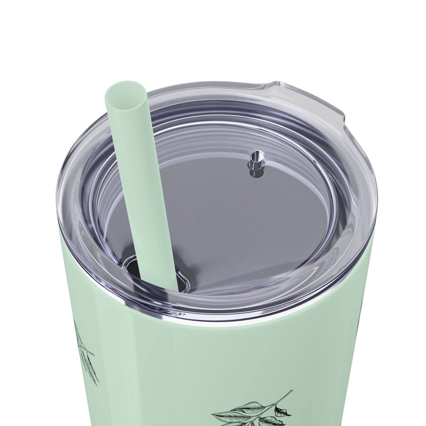 Phantom Pour Skinny Tumbler with Straw, 20oz