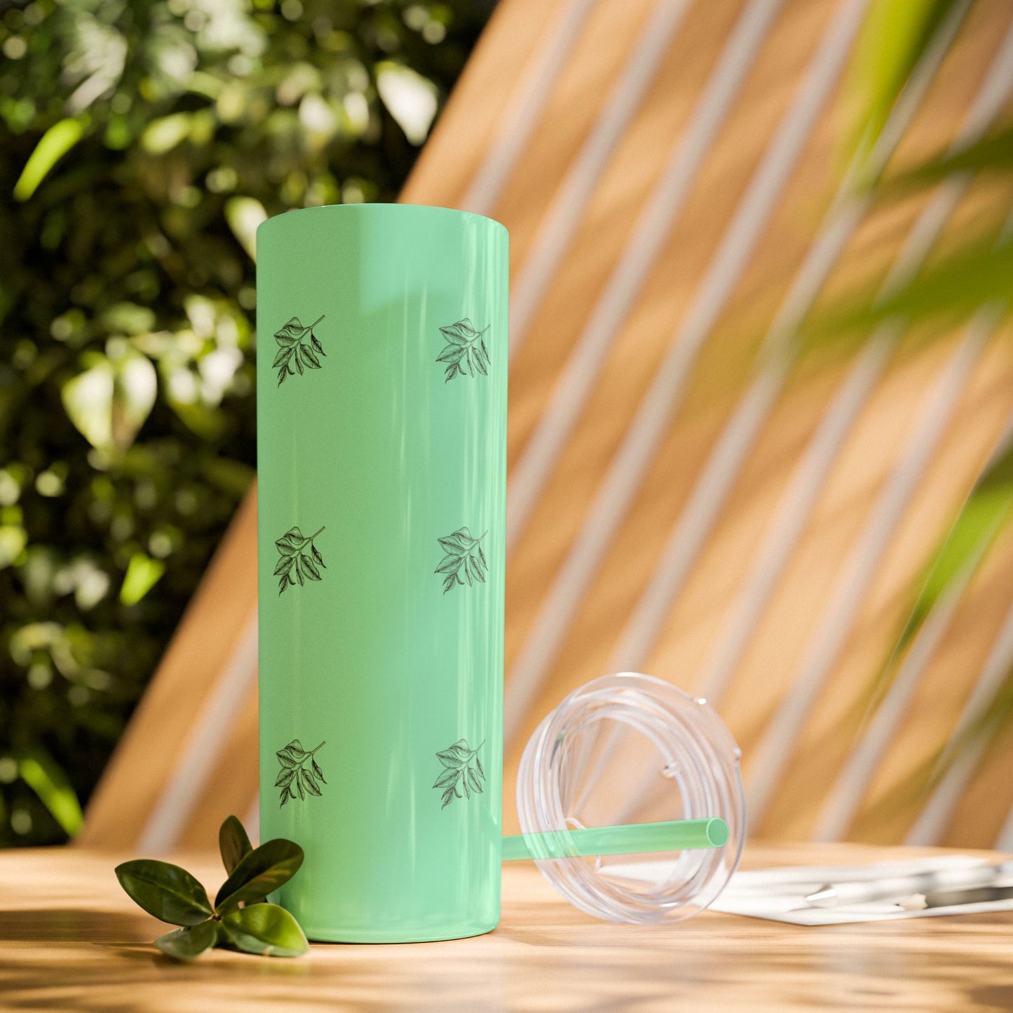 Phantom Pour Skinny Tumbler with Straw, 20oz
