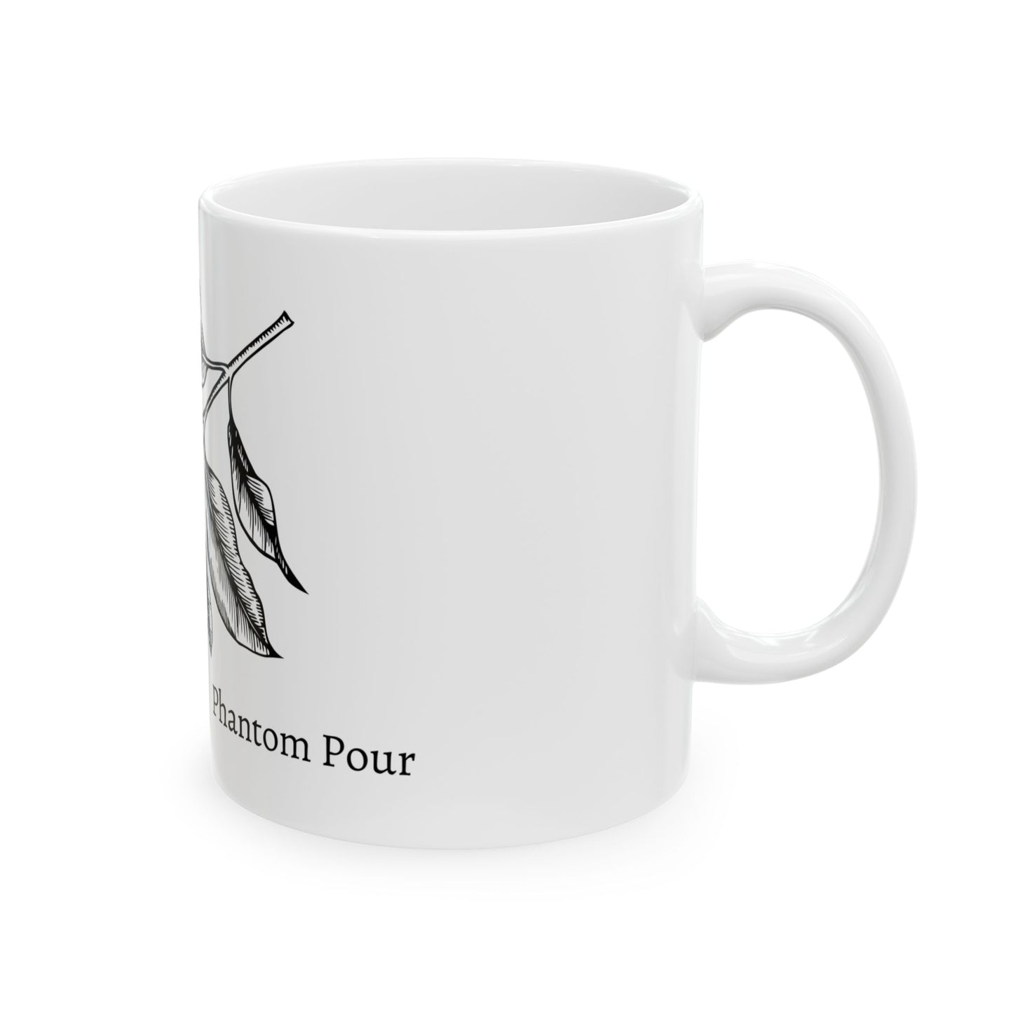 Phantom Pour Ceramic Mug, (11oz, 15oz)